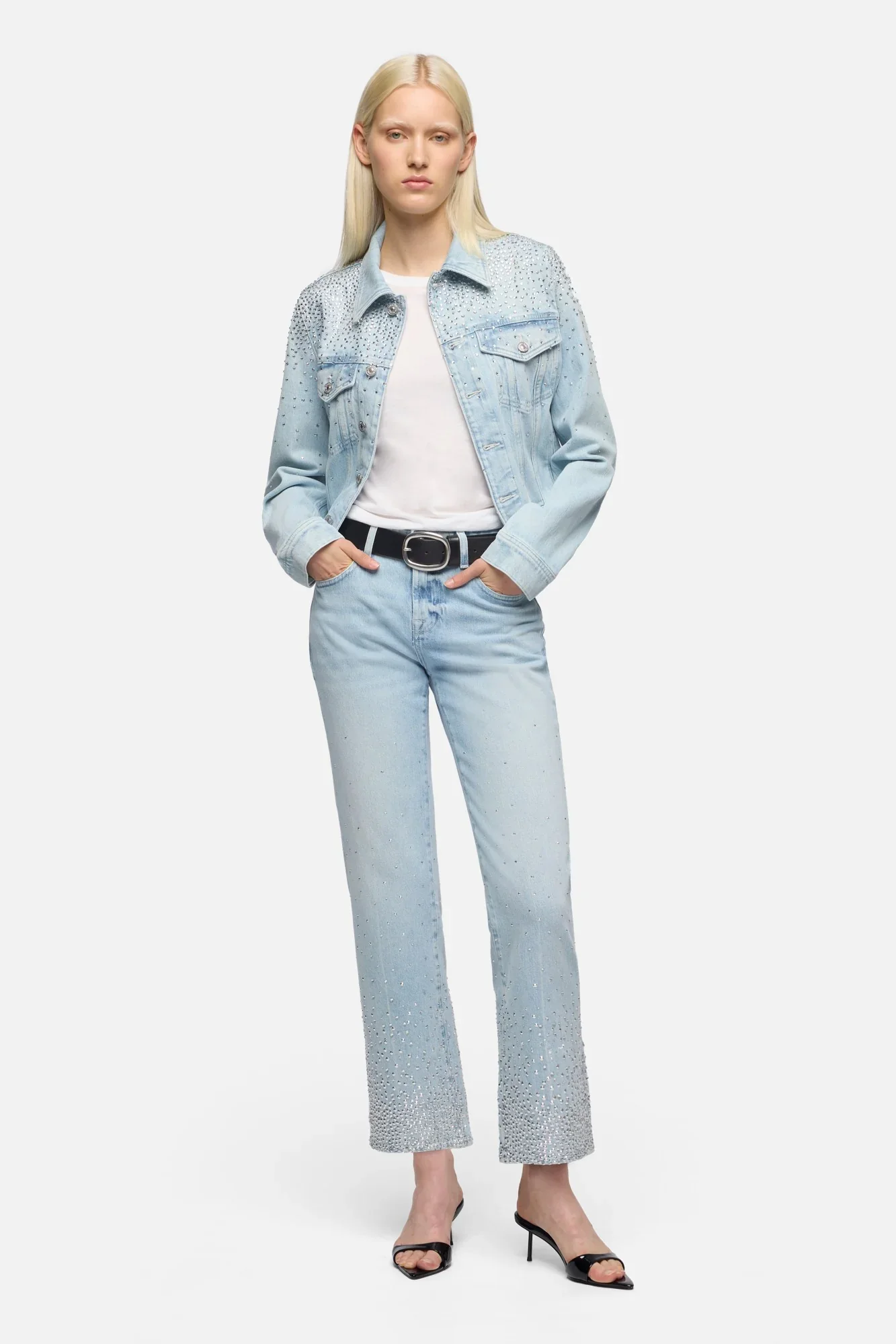 7 FOR ALL MANKIND - WOMEN'S CALIE STRAIGHT ANKLE - Image 5