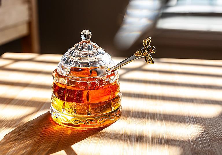 ABBOTT - BEEHIVE HONEYPOT WITH LID - Image 4
