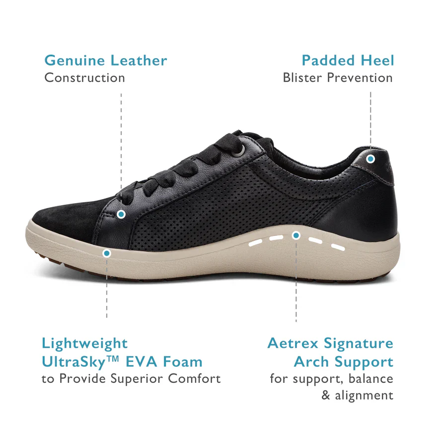 AETREX- WOMEN'S COURTNEY LACE-UP SNEAKER - Image 7