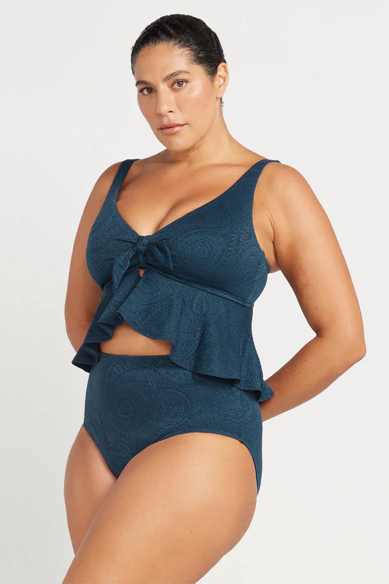 ARTESANDS- WOMEN'S LA TRAVIATA CHAGALL MULTI CUP MIDRIFF SWIM TOP - Image 3