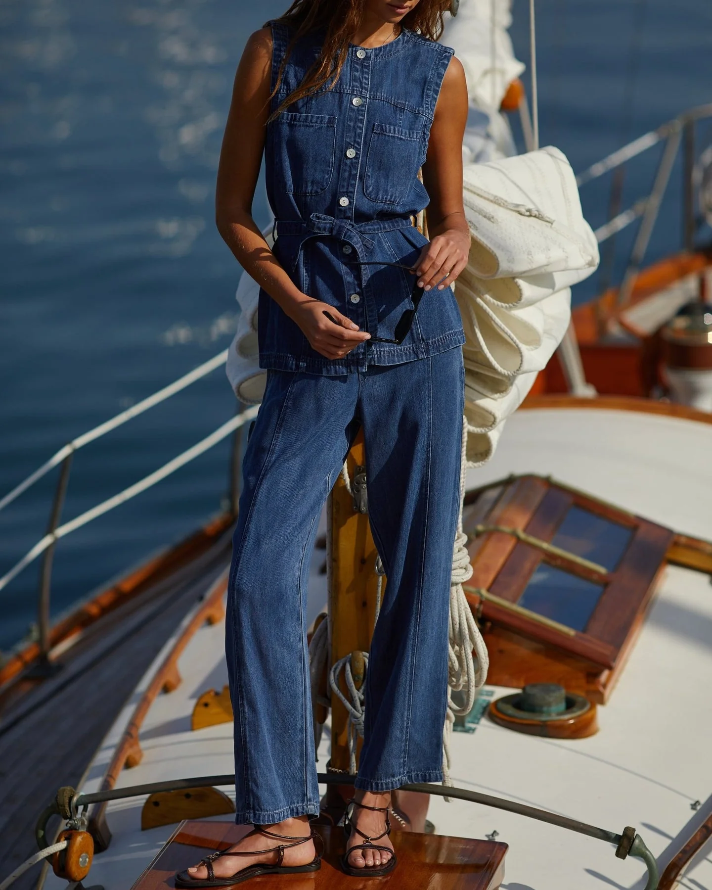 BELLA DAHL - WOMEN'S BARREL PANT - Image 3