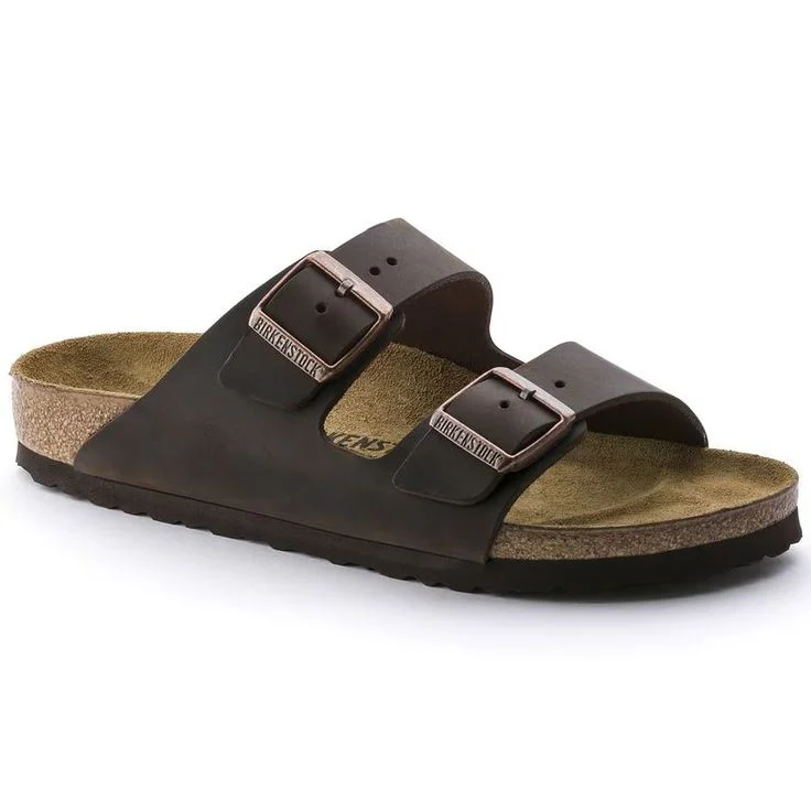 BIRKENSTOCK- ARIZONA OILED LEATHER SANDAL - Image 2