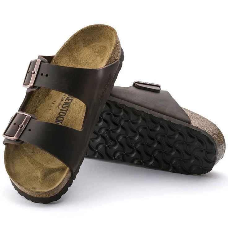 BIRKENSTOCK- ARIZONA OILED LEATHER SANDAL - Image 4