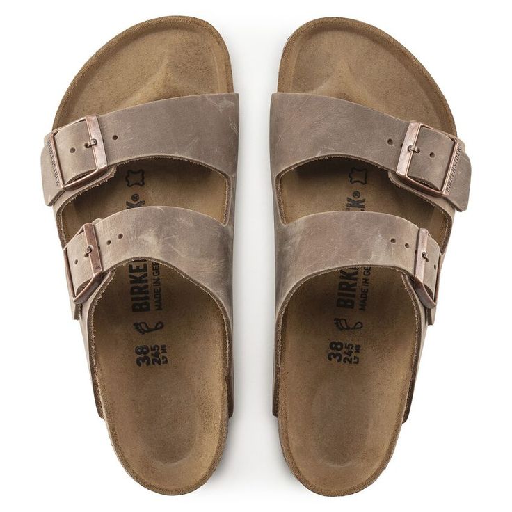 BIRKENSTOCK- ARIZONA OILED LEATHER SANDAL - Image 3