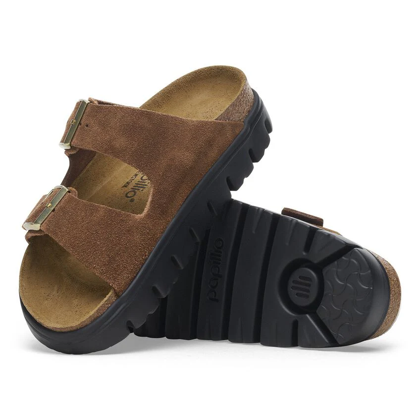 BIRKENSTOCK- ARIZONA CHUNKY SUEDE LEATHER SANDAL - Image 4