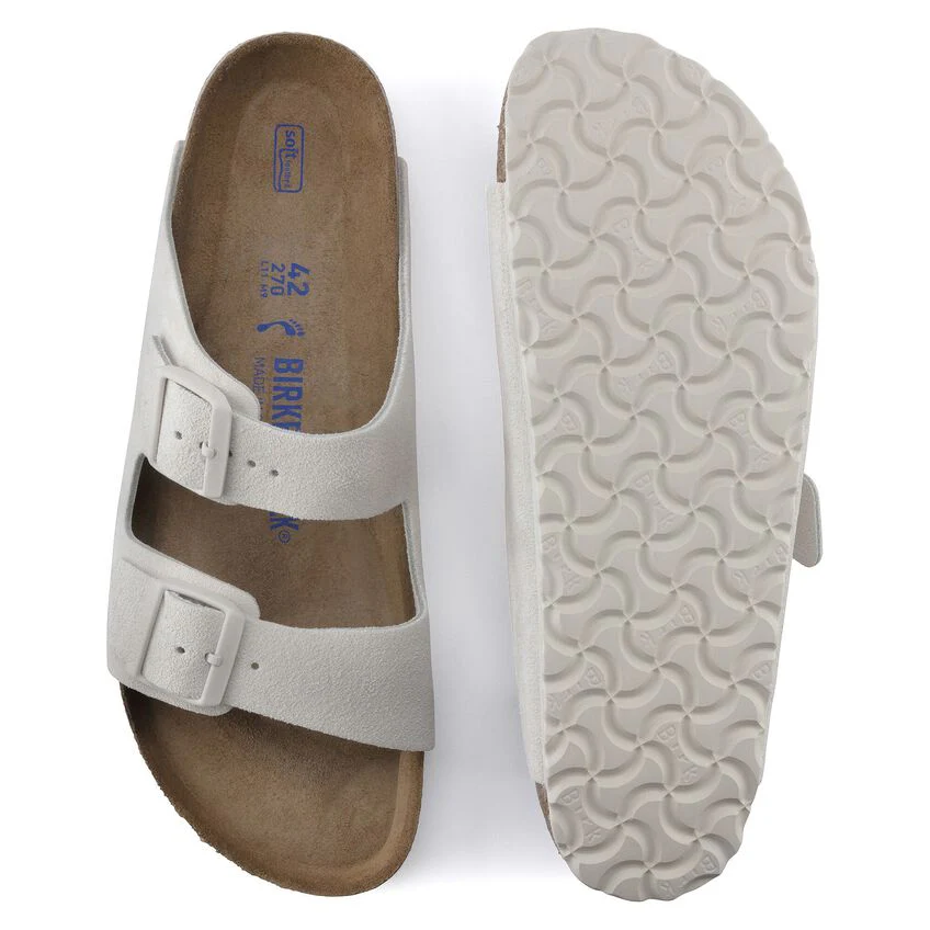 BIRKENSTOCK- ARIZONA SOFT FOOTBED SUEDE LEATHER SANDAL - Image 3