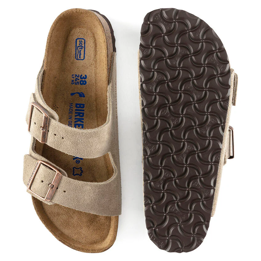 BIRKENSTOCK- ARIZONA SOFT FOOTBED SUEDE LEATHER SANDAL - Image 4