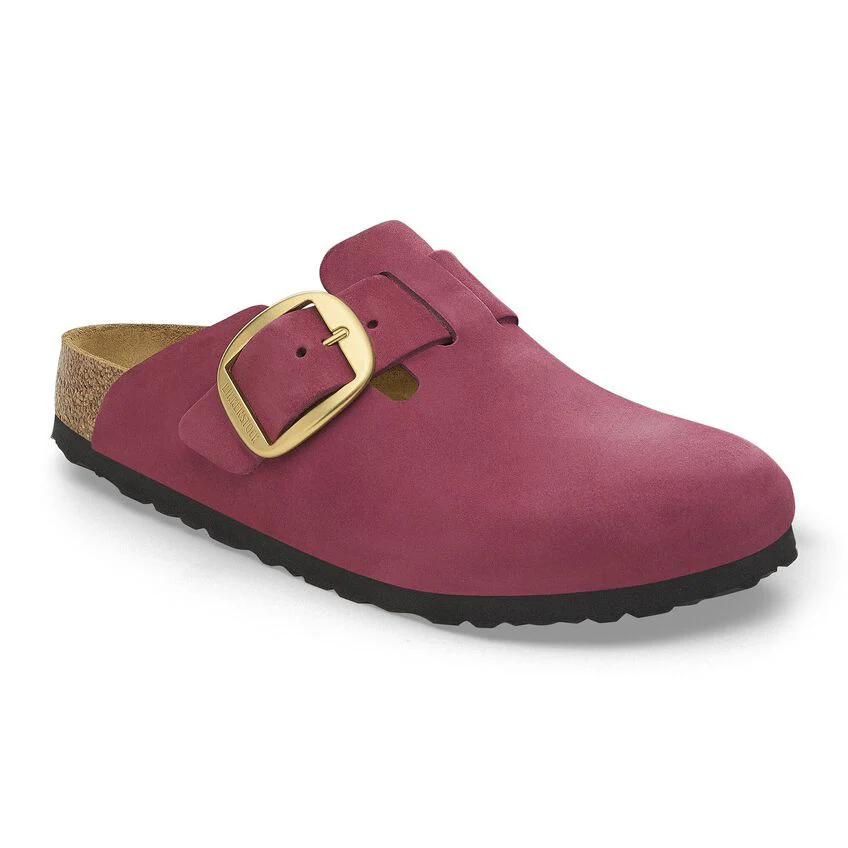 BIRKENSTOCK- BOSTON NUBUCK LEATHER BIG BUCKLE SHOE - Image 2