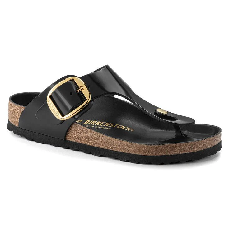 BIRKENSTOCK- GIZEH BIG BUCKLE HIGH SHINE SANDAL - Image 2