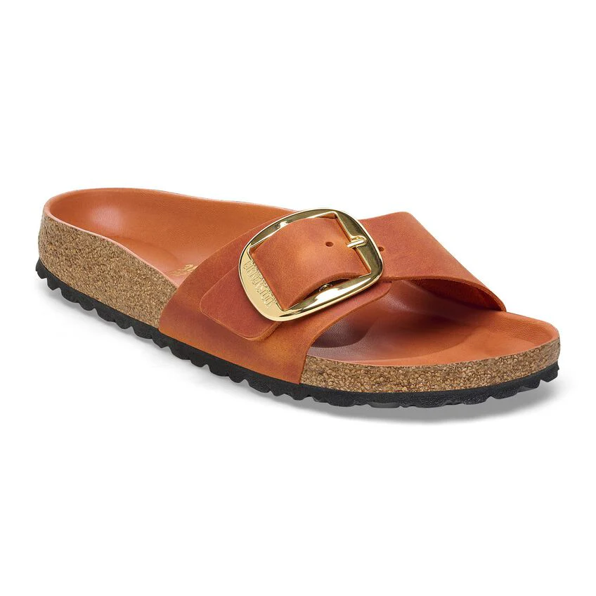 BIRKENSTOCK- MADRID OILED LEATHER BIG BUCKLE SANDAL - Image 2