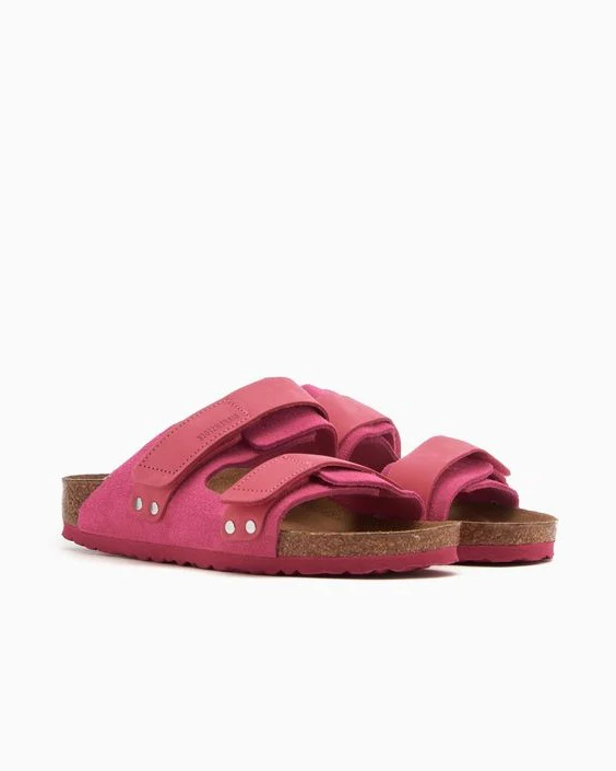 BIRKENSTOCK- UJI SUEDE LEATHER SANDAL - Image 2