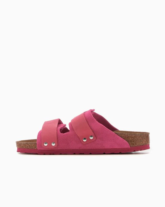 BIRKENSTOCK- UJI SUEDE LEATHER SANDAL - Image 4