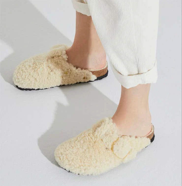 BIRKENSTOCK- BOSTON BIG BUCKLE SHEARLING CLOG - Image 4