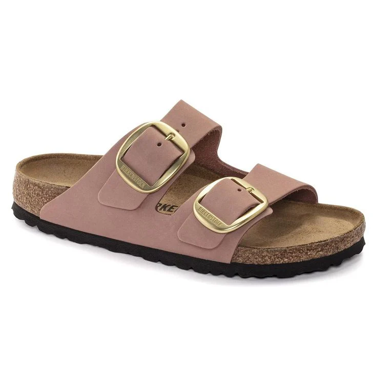 BIRKENSTOCK- ARIZONA BIG BUCKLE NUBUCK LEATHER SANDAL - Image 2