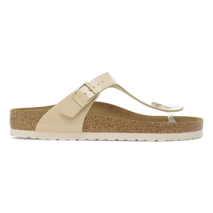 BIRKENSTOCK- GIZEH BIRKO-FLOR PATENT SANDAL