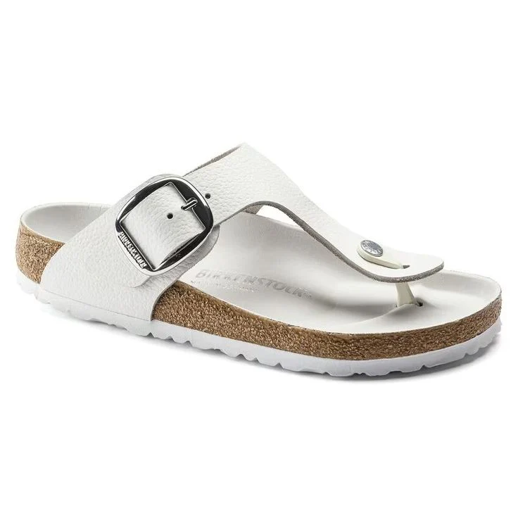 BIRKENSTOCK- GIZEH BIG BUCKLE LEATHER SANDAL - Image 2