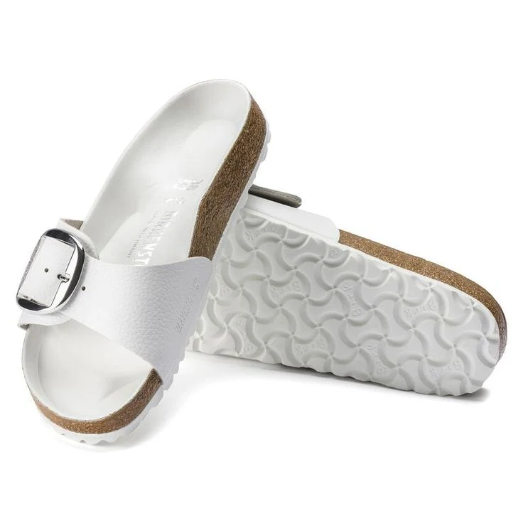 BIRKENSTOCK- MADRID BIG BUCKLE LEATHER SANDAL - Image 3
