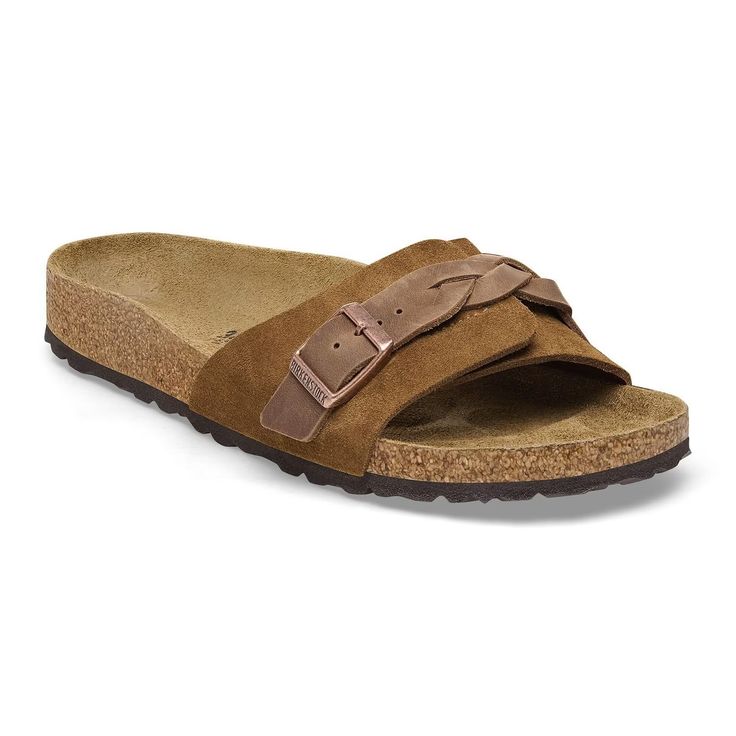 BIRKENSTOCK- OITA BRAIDED SUEDE LEATHER SANDAL - Image 2