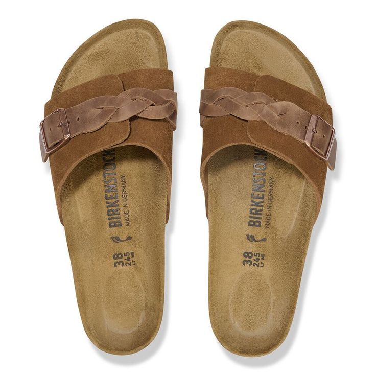 BIRKENSTOCK- OITA BRAIDED SUEDE LEATHER SANDAL - Image 3