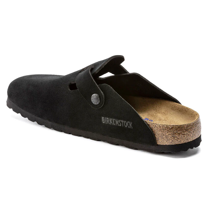 BIRKENSTOCK- BOSTON SOFT FOOTBED SUEDE LEATHER SHOE - Image 6