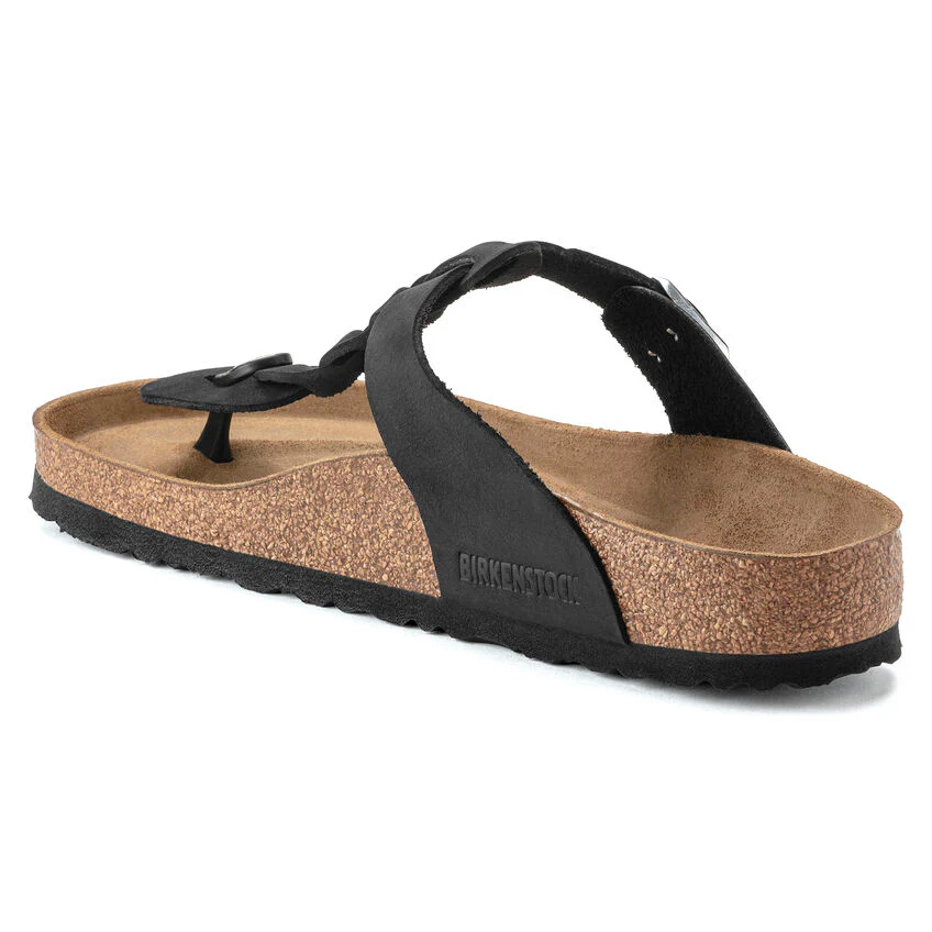 BIRKENSTOCK- GIZEH OILED LEATHER SANDAL - Image 5