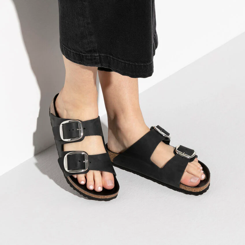 BIRKENSTOCK - ARIZONA BIG BUCKLE OILED LEATHER SANDAL - Image 5