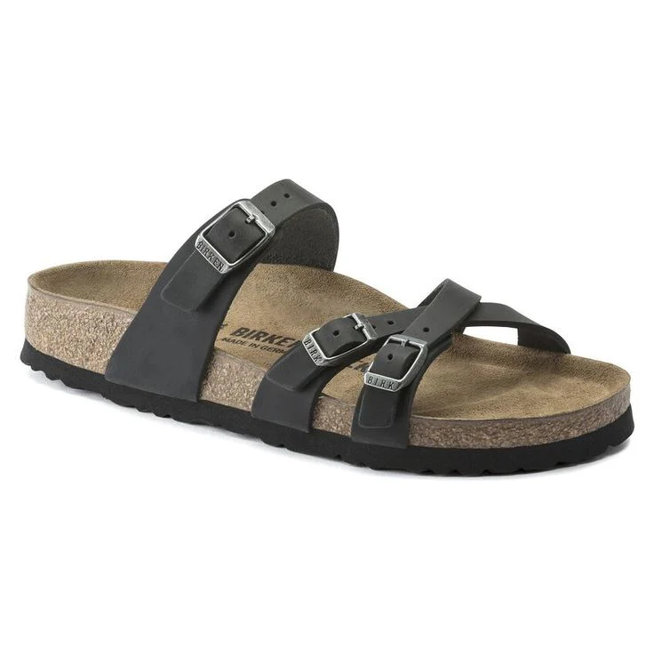 BIRKENSTOCK- FRANCA OILED LEATHER SANDAL - Image 2