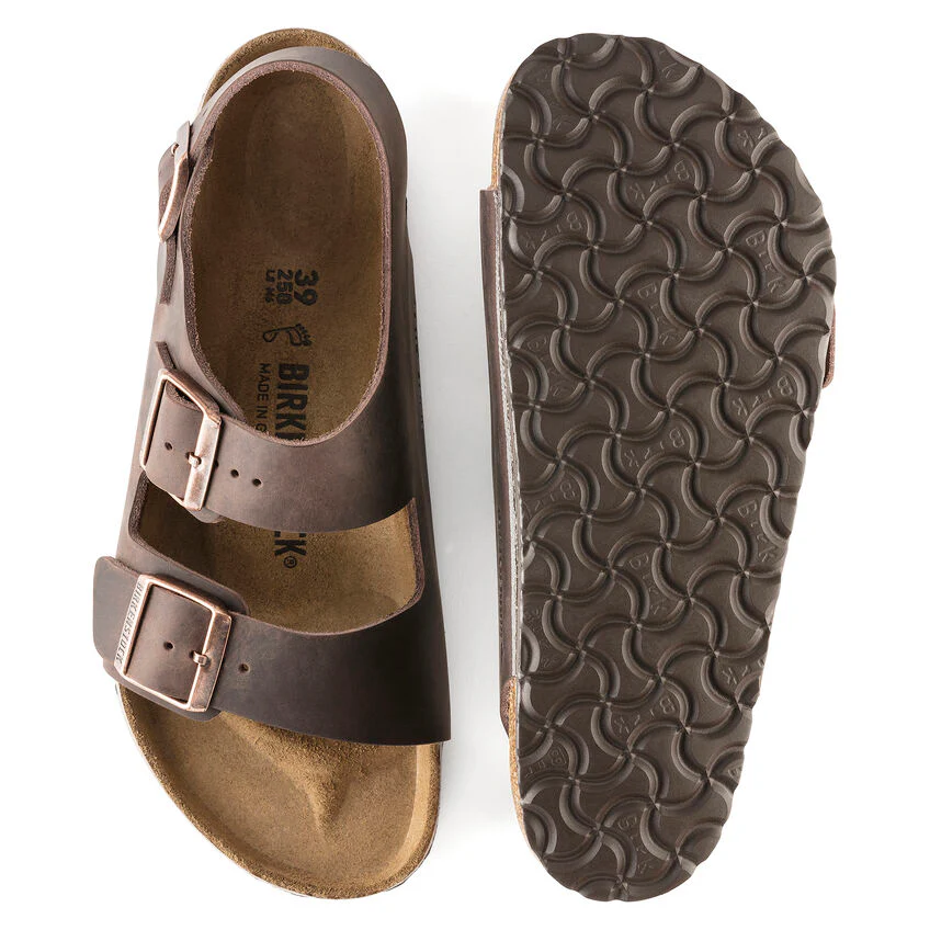 BIRKENSTOCK - MILANO OILED LEATHER SANDAL - Image 4