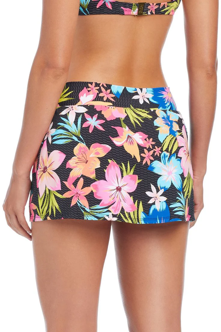 BLEU- WOMEN'S SWEET ESCAPE DRAPED SWIM SKIRT - Image 2