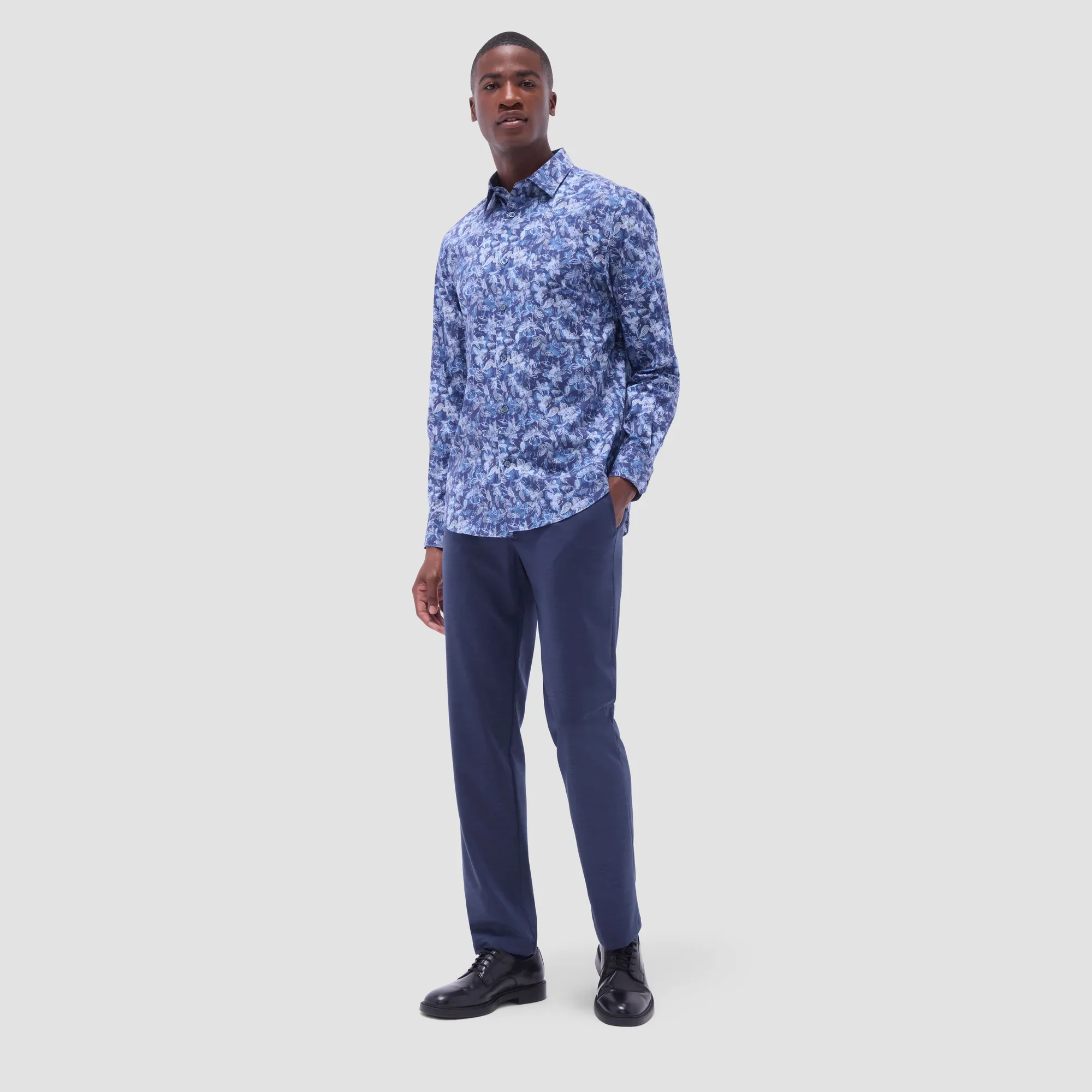 BUGATCHI- Men's Julian Floral Shirt - Image 3