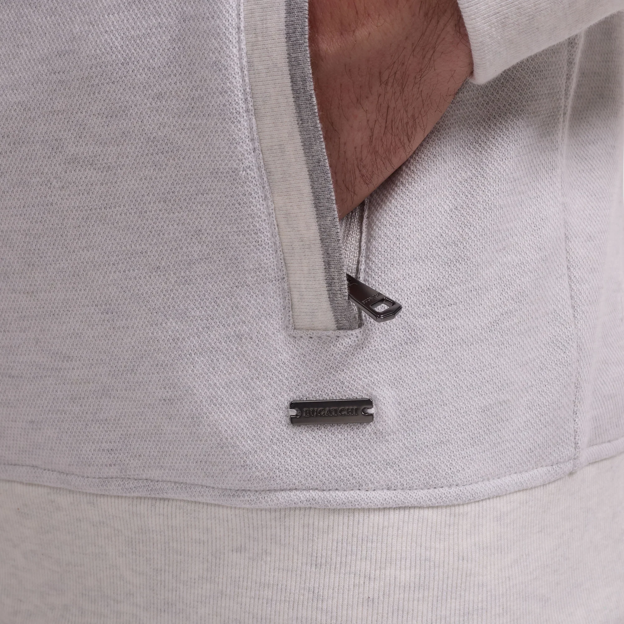 BUGATCHI - L/S FULL ZIP HOODIE JF2407K83 - Image 5