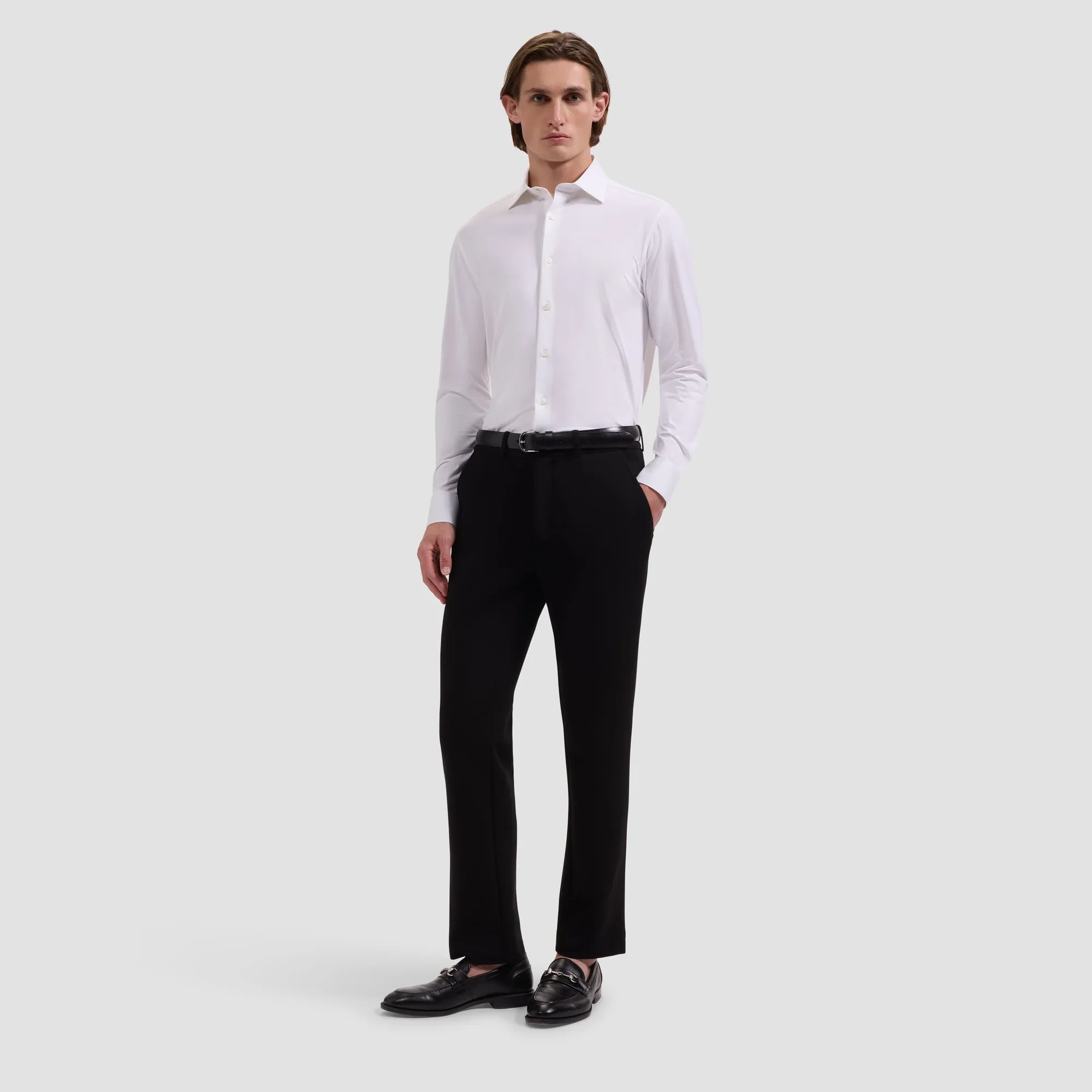 BUGATCHI - OOOHCOTTON JAMES LS SHIRT ISF9500K60 - Image 3