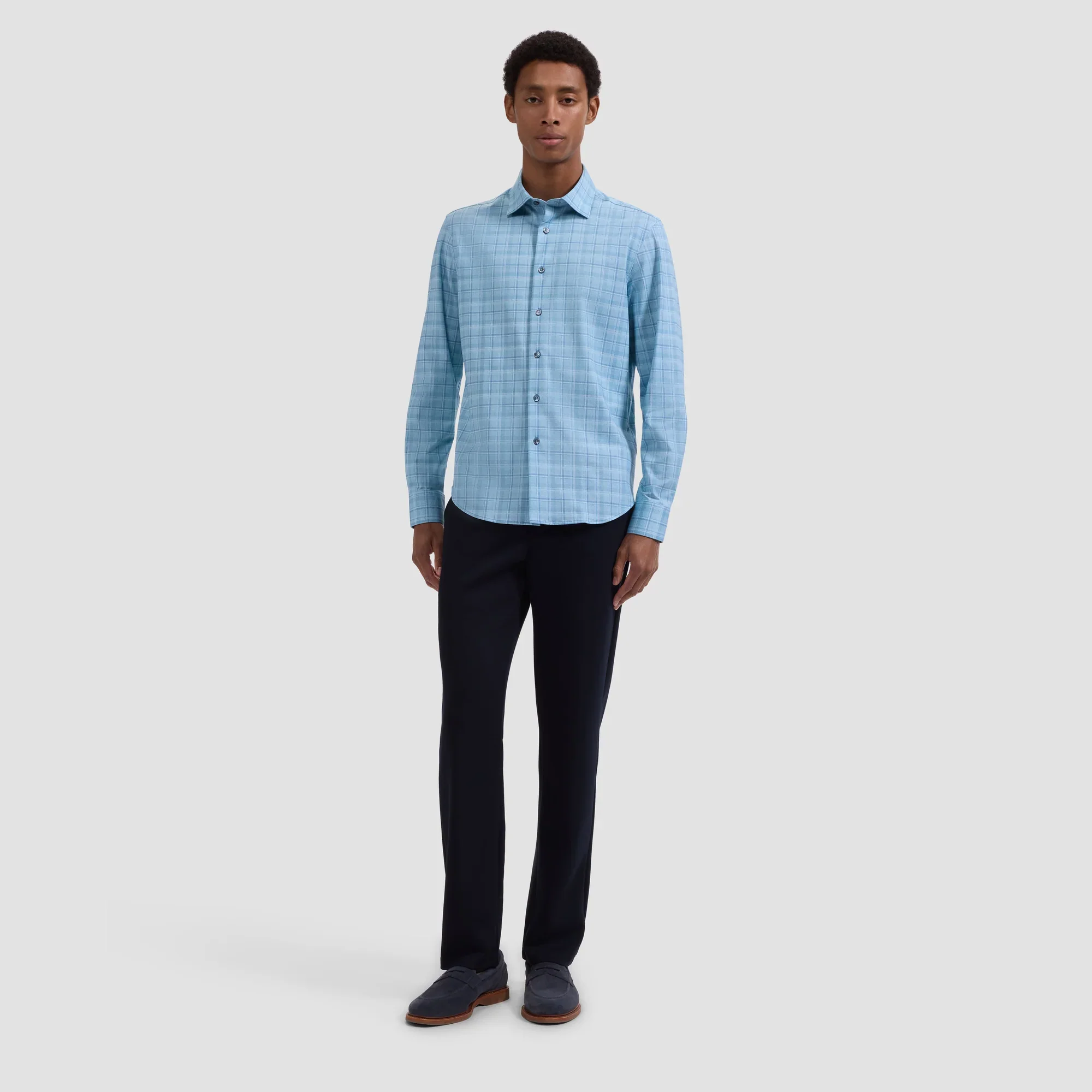 BUGATCHI - OOOHCOTTON JIMMY LS SHIRT JF9667K61 - Image 3