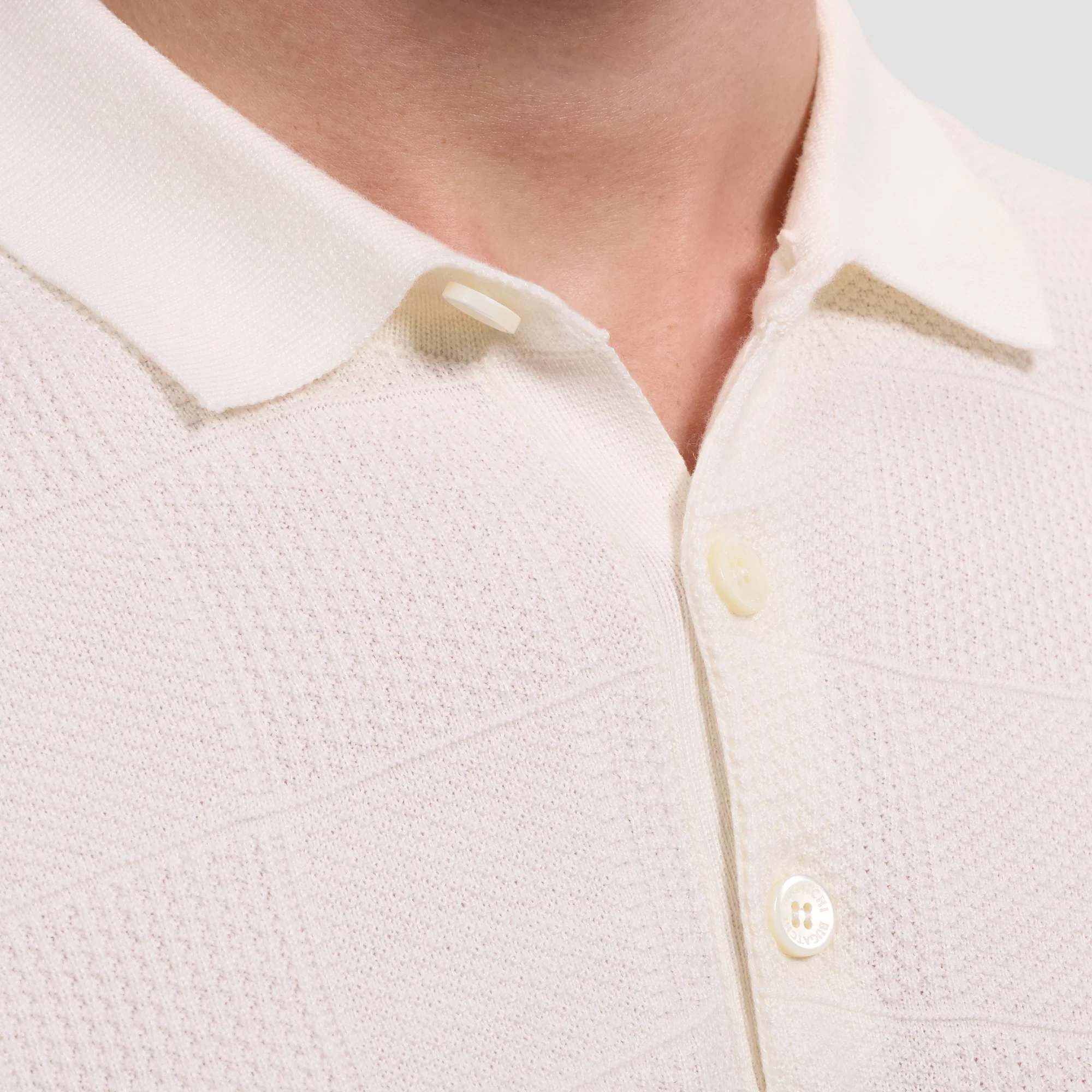 BUGATCHI - S/S 3 BUTTON POLO SWEATER JH262PO1 - Image 6