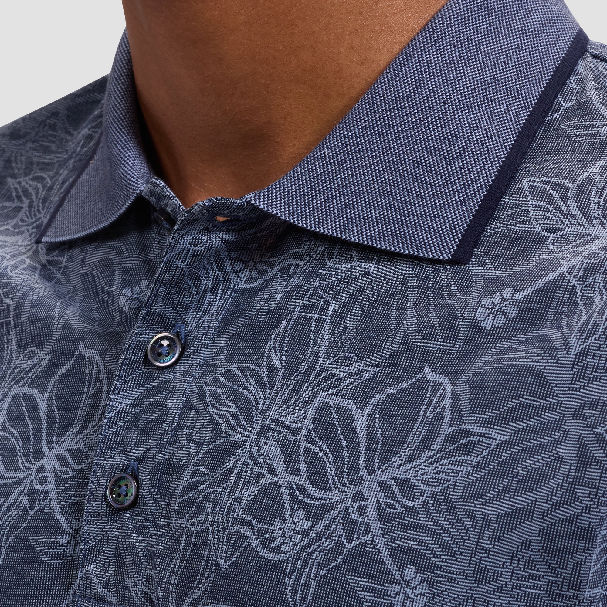 BUGATCHI - S/S THREE BUTTON POLO JF2007F17 - Image 10