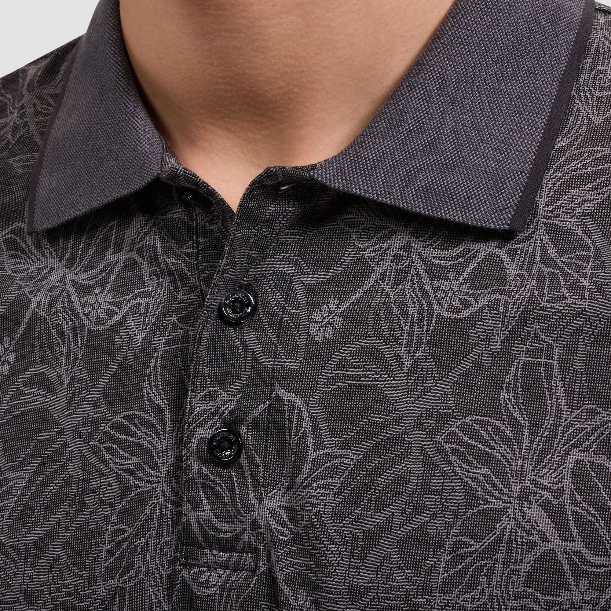 BUGATCHI - S/S THREE BUTTON POLO JF2007F17 - Image 6