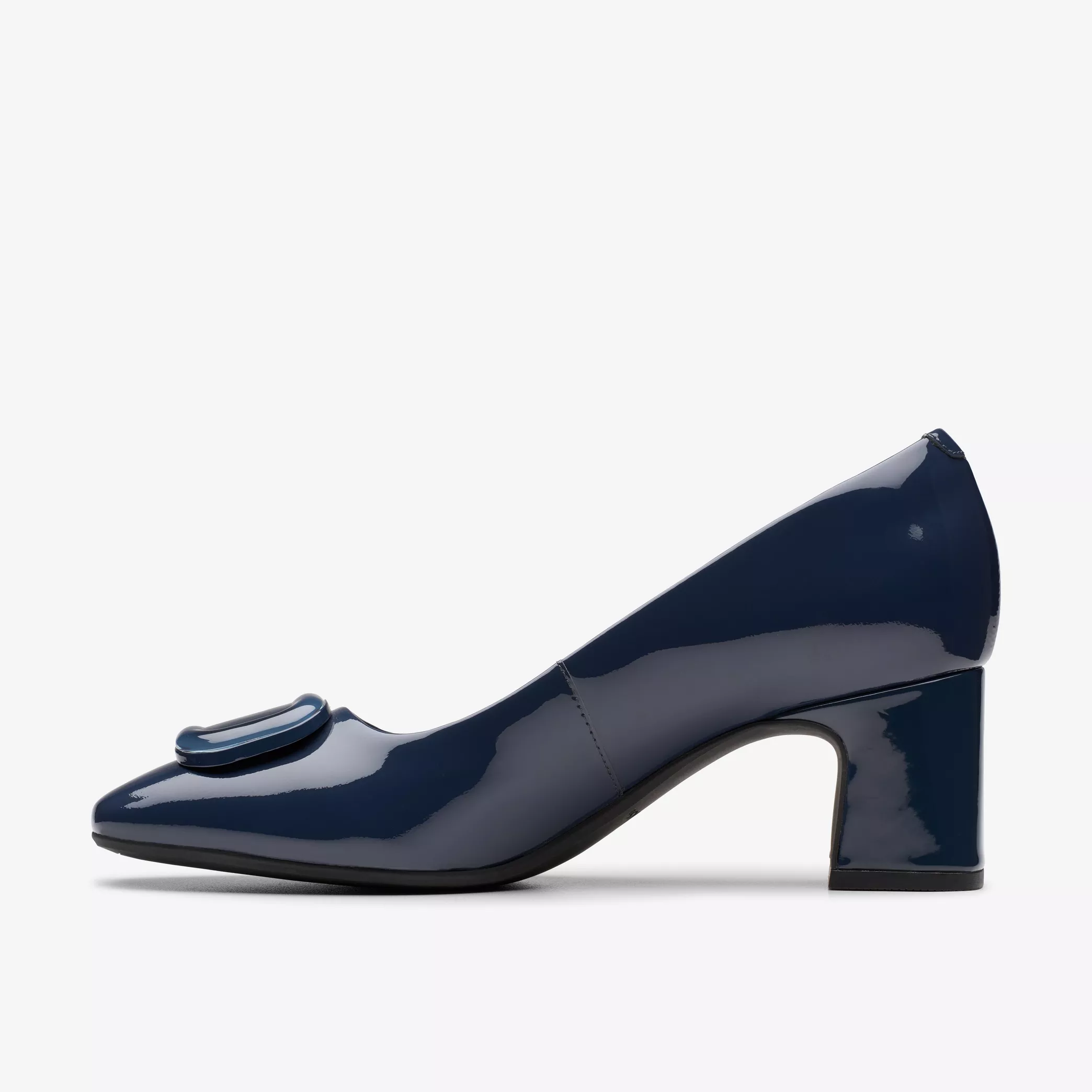 CLARKS - WOMEN'S FERNIE TRIM SHOE (Navy) - Image 3