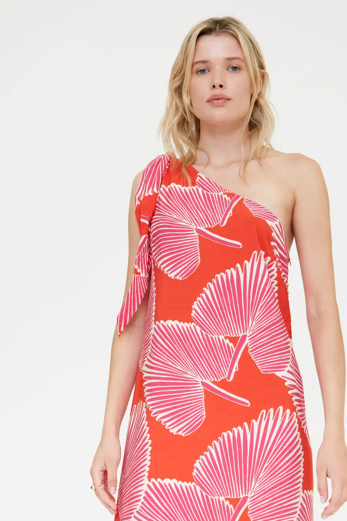 COMPANIA FANTASTICA - PALM TREE LONG DRESS - Image 3