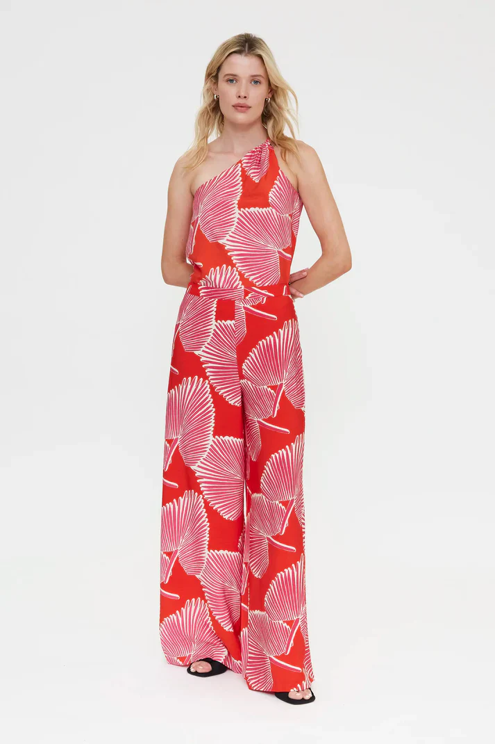 COMPANIA FANTASTICA - PALM TREE PRINT TOP - Image 2