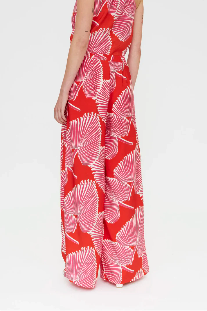 COMPANIA FANTASTICA - PALMITO PRINT TROUSERS - Image 4