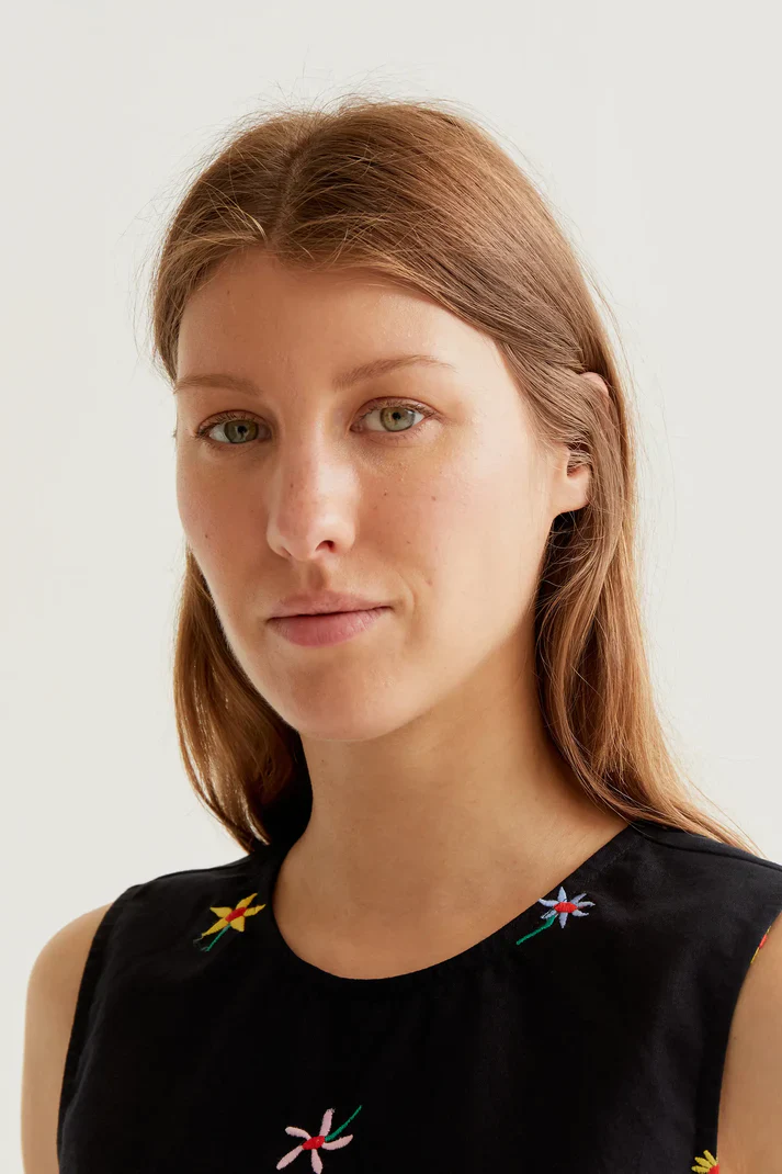 COMPANIA FANTASTICA - TOP WITH GARDEN FLOWERS - Image 3