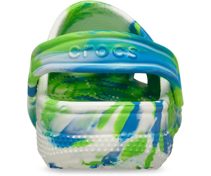 CROCS-KIDS CLASSIC GLOW-IN-THE-DARK MARBLED CLOG - Image 5