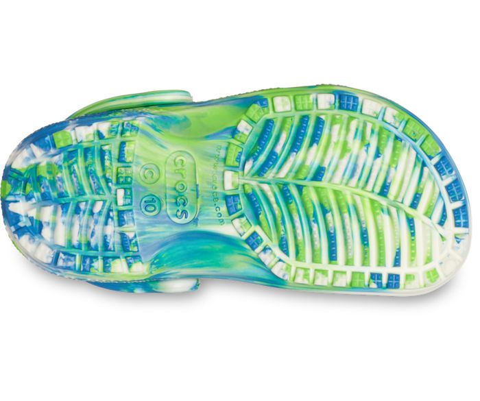 CROCS-KIDS CLASSIC GLOW-IN-THE-DARK MARBLED CLOG - Image 6