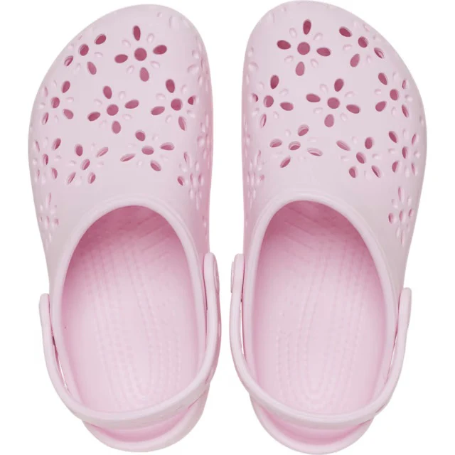 CROC- LITTLE KID'S FLORAL CUT-OUT CLOG - Image 3