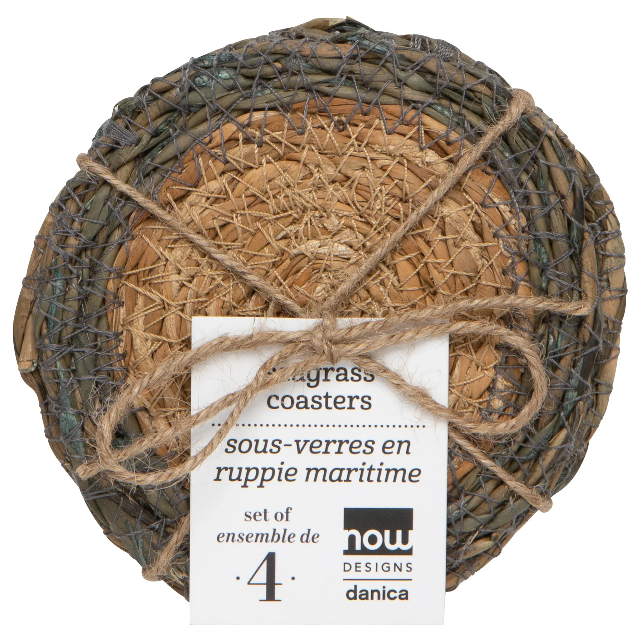 DANICA - COASTER SET/4 SEAGRASS BAYBLUE - Image 3