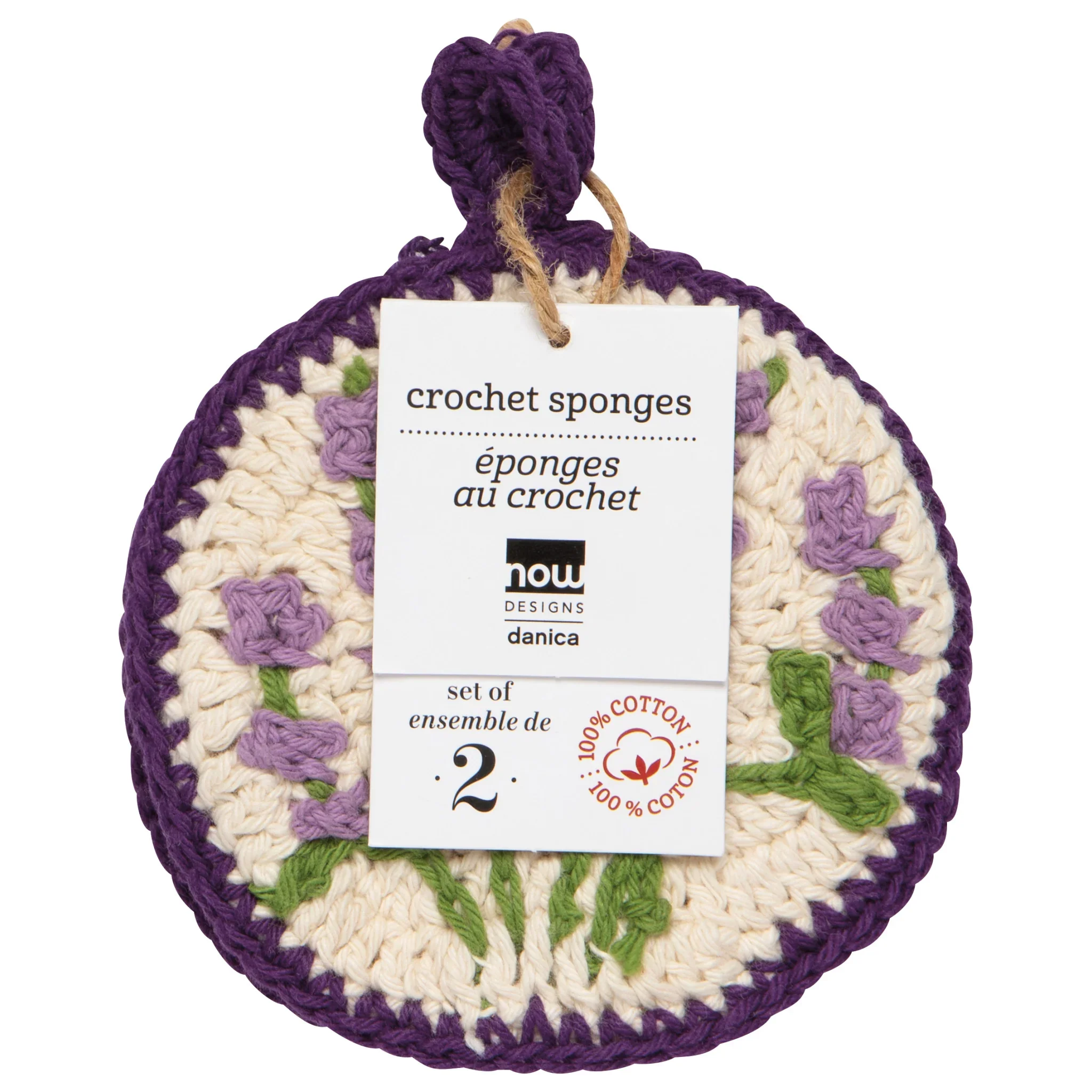 DANICA  - DC2 CROCHET SPONGE LAVENDER - Image 2