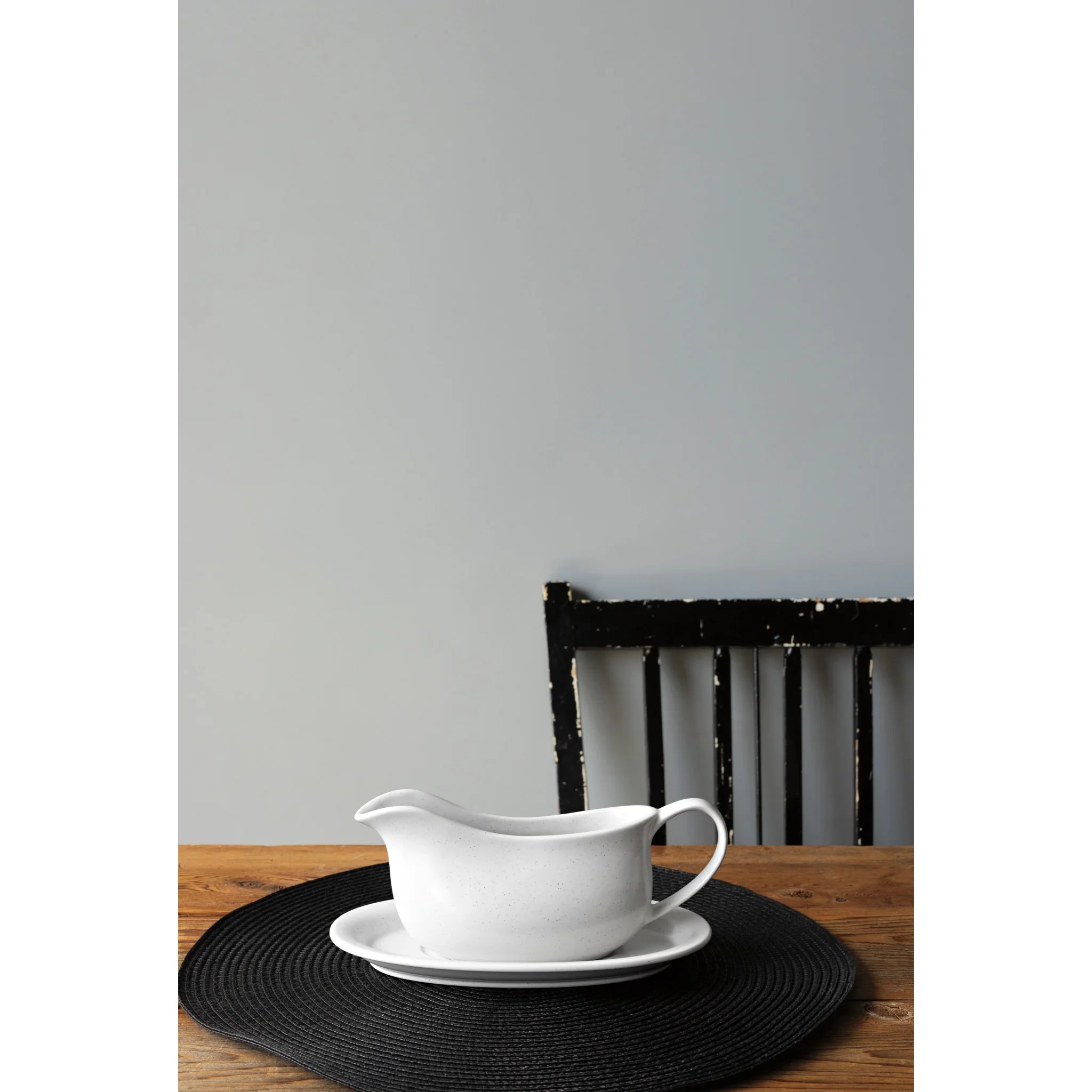 DANICA - GRAVY BOAT WITH SAUCER WHITE - Image 3