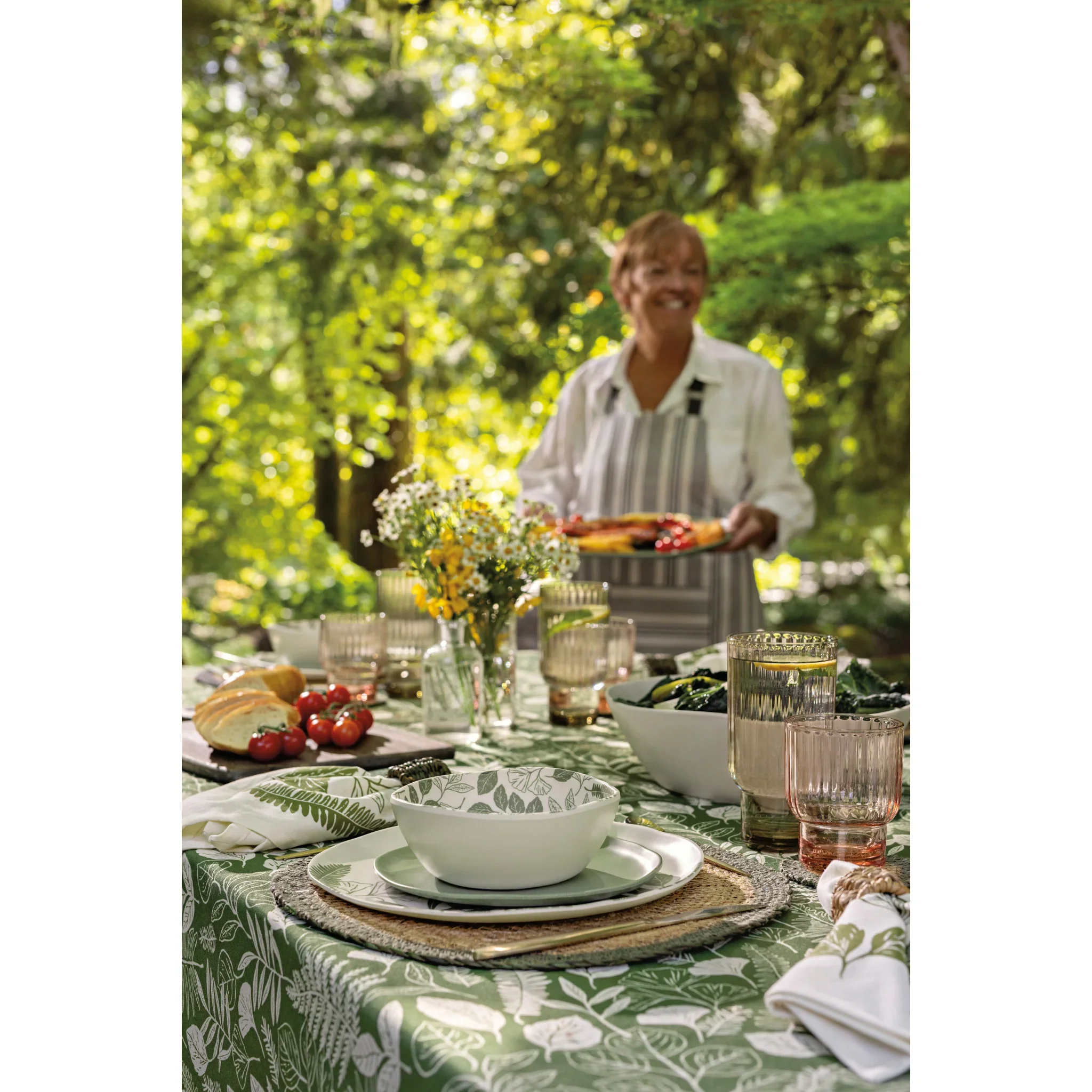 DANICA - PLATE DINNER FERN & FROND - Image 3