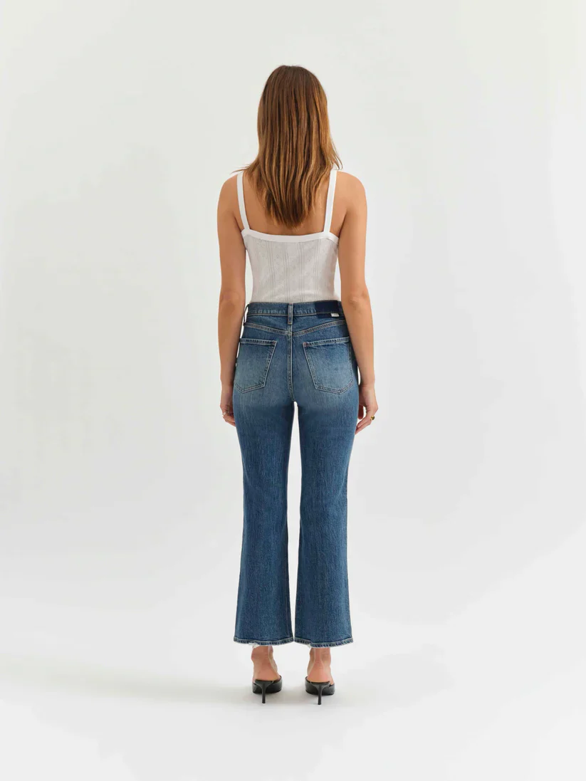 DAZE- WOMEN'S SOHO HIGH RISE ANKLE FLARE JEANS - Image 3