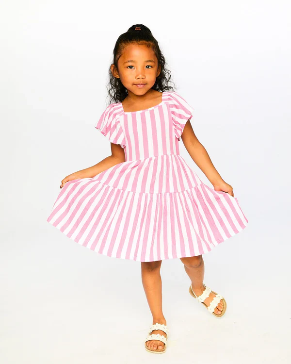 DEUX PAR DEUX - KIDS CRINKLE JERSEY DRESS - Image 3